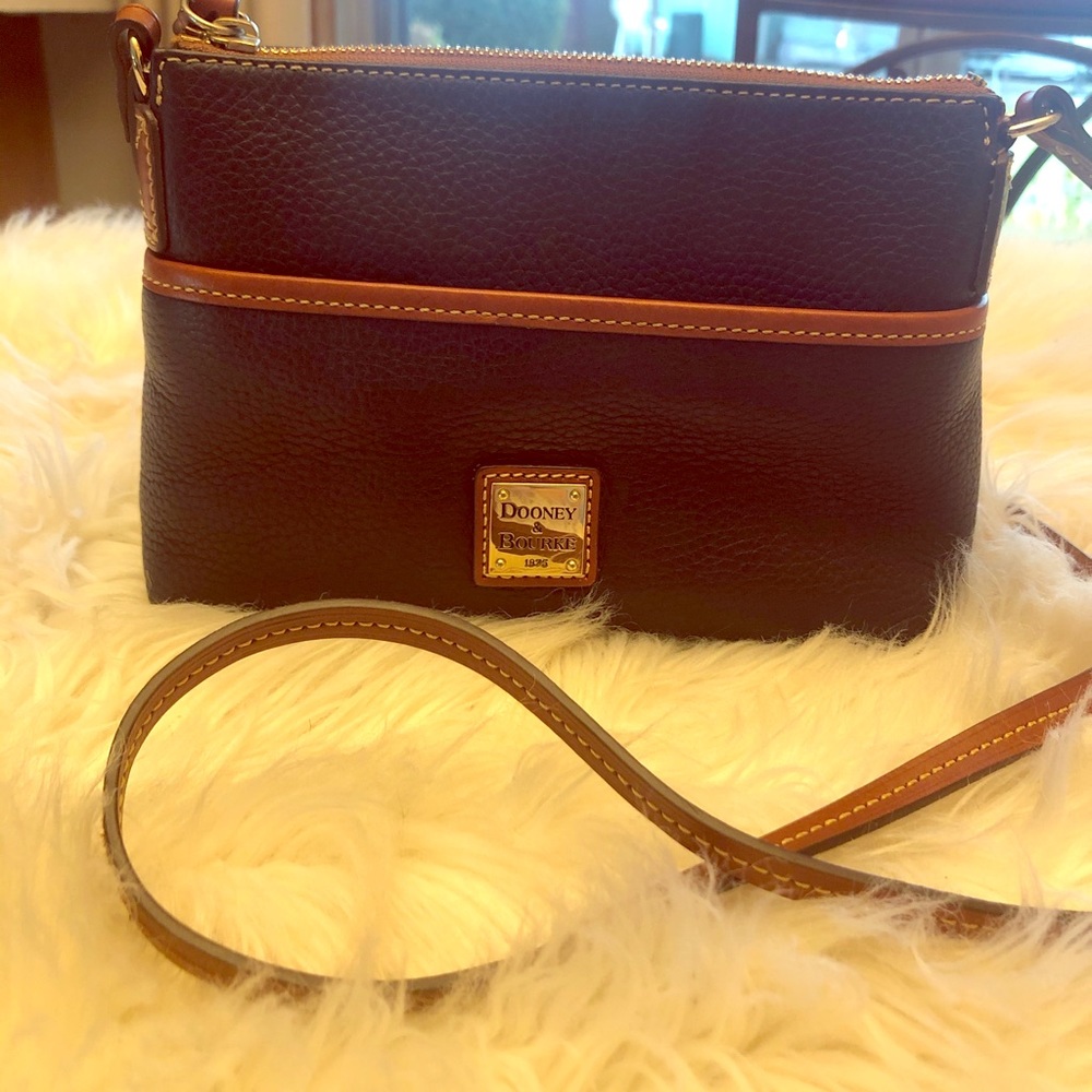 Dooney & Burke Small Navy Crossbody Bag